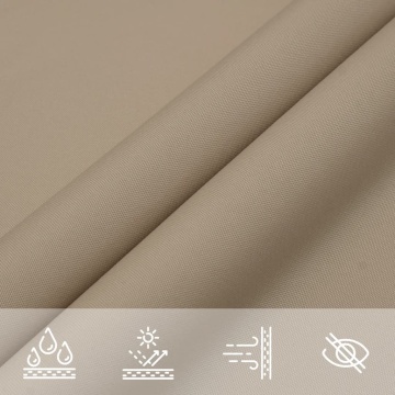Parasolar, gri taupe, 4x7 m, țesătură oxford, dreptunghiular - Img 7