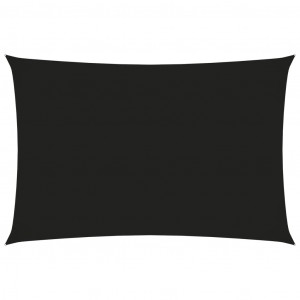Parasolar, negru, 2x4,5 m, țesătură oxford, dreptunghiular - Img 1
