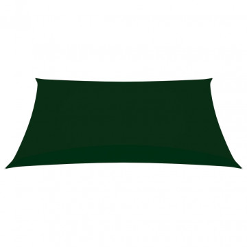 Parasolar verde închis 3,5x5 m țesătură oxford dreptunghiular - Img 2