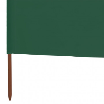 Paravan anti-vânt cu 9 panouri, verde, 1200 x 160 cm, textil - Img 6