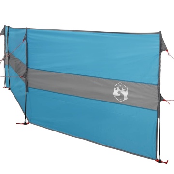 Paravan de camping, albastru, 490x123 cm, impermeabil - Img 8