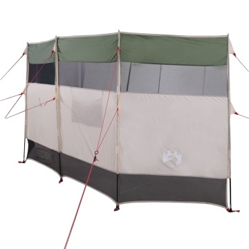 Paravan de camping, verde, 366x152x152 cm, impermeabil - Img 8