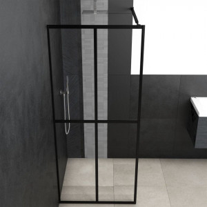 Paravan de duș walk-in, 90 x 195 cm, sticlă securizată - Img 3