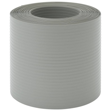 Paravane de grădină, 10 buc., gri piatră, 252,5x19 cm, PVC - Img 3