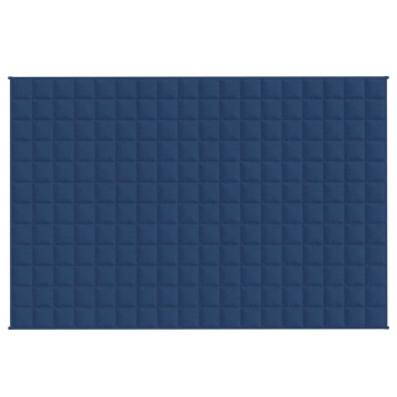 Pătură cu greutăți, albastru, 120x180 cm, 5 kg, material textil - Img 3