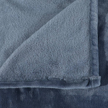 Pătură, gri suprem, 130x170 cm, poliester - Img 4