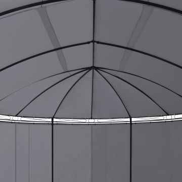 Pavilion cu perdele, antracit, 520x349x255 cm - Img 4
