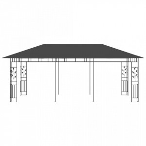 Pavilion cu plasă anti-țânțari, antracit, 6 x 3 x 2,73 m - Img 3