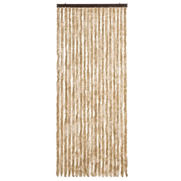 Perdea pentru insecte, bej, 56x200 cm, Chenille - Img 3