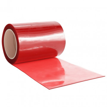Perdea pentru ușă, roșu, 300 mmx2,6 mm 10 m, PVC - Img 4