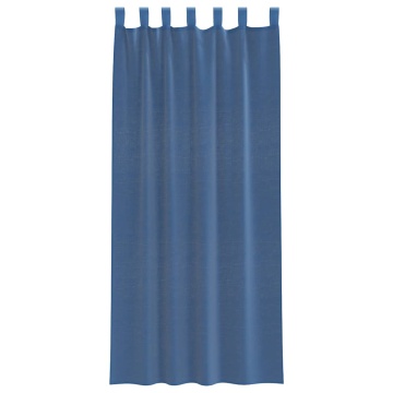 Perdele Voile cu buzunare pentru bare 2 buc Albastru regal - Img 4