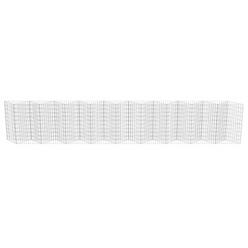 Perete gabion, 630 x 30 x 100 cm, oțel galvanizat - Img 5