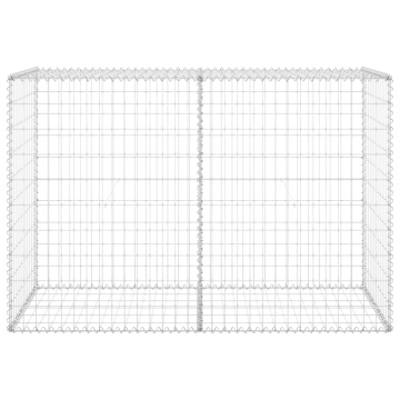 Perete gabion cu capace, 150 x 60 x 100 cm, oțel galvanizat - Img 3