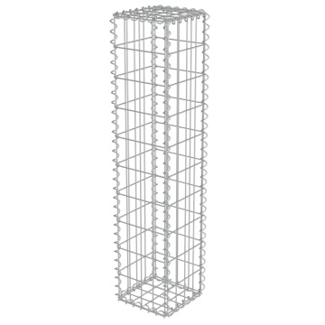Perete gabion cu capace, 20x20x100 cm, oțel galvanizat - Img 2
