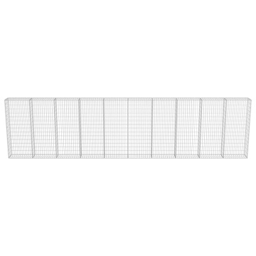 Perete gabion cu capace, 600 x 30 x 150 cm, oțel galvanizat - Img 4