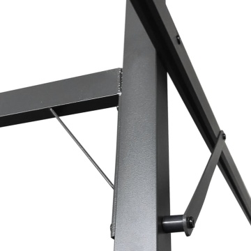 Pergola cu acoperiș retractabil, antracit, 395x292x230 cm - Img 6