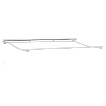 Pergolă Semi-Cassette Retractabilă, Manuală, din Metal - Img 2