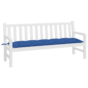Pernă de bancă de grădină, albastru, 180x50x7 cm, textil oxford - Img 3