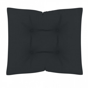 Pernă de canapea din paleți, antracit, 60 x 61 x 10 cm