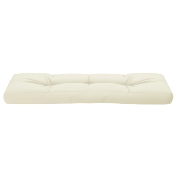 Pernă de paleți, crem, 120x40x12 cm, material textil - Img 8