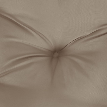 Pernă de paleți, gri taupe, 50x50x12 cm, material textil - Img 7
