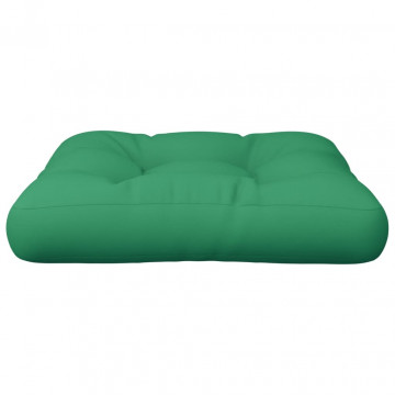 Pernă de paleți, verde, 60x60x12 cm, material textil - Img 8