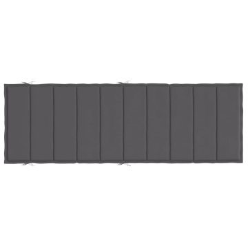 Pernă de șezlong, antracit, 180x58x3 cm, textil oxford - Img 7