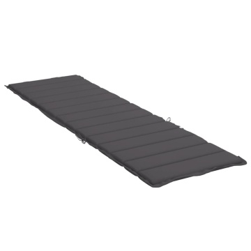Pernă de șezlong, antracit, 200x50x3 cm, textil oxford - Img 4