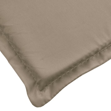 Pernă de șezlong, gri taupe, 200x60x3 cm, textil oxford - Img 5