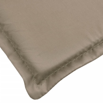 Pernă de șezlong, gri taupe, 200x70x3 cm, textil oxford - Img 5
