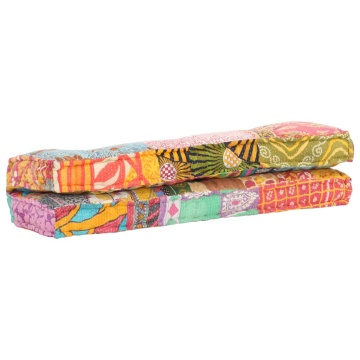 Pernă pentru canapea din paleți, multicolor, textil, petice - Img 4