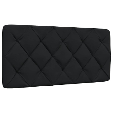 Pernă pentru tăblie de pat, negru, 100 cm, material textil - Img 1