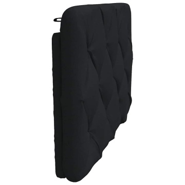 Pernă pentru tăblie de pat, negru, 90 cm, material textil - Img 8
