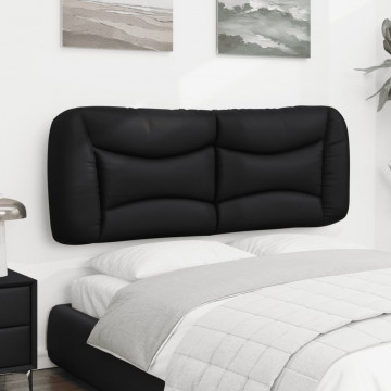 Pernă pentru tăblie pat, negru, 120 cm, piele artificială - Img 4