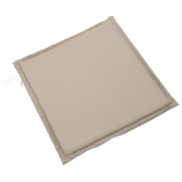 Pernă scaun de grădină, 4 buc., taupe, 45x45x2 cm, pătrat - Img 4