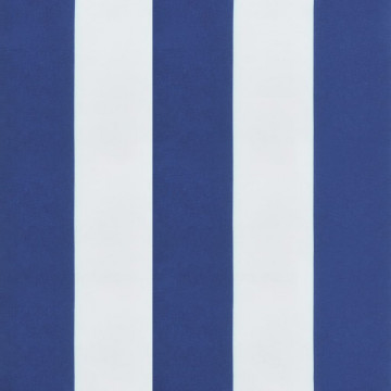 Perne bancă, 2 buc, dungi albastre și albe, 200x50x7 cm, textil - Img 6