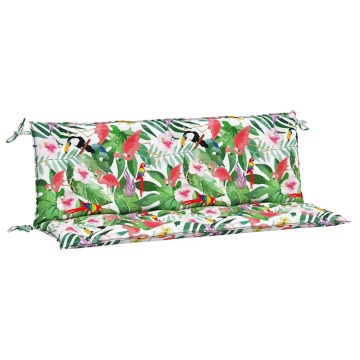 Perne bancă de grădină, 2 buc., multicolor, 150x50x7cm, textil - Img 2