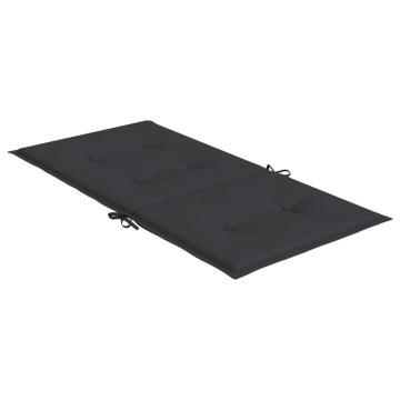 Perne cu spătar mic, 2 buc. negru 100x50x3 cm textil oxford - Img 8