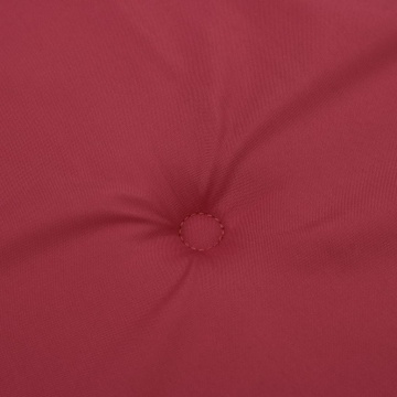 Perne cu spătar mic, 2 buc. roșu vin 100x50x3 cm textil oxford - Img 6