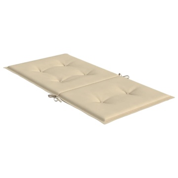 Perne cu spătar mic, 6 buc., bej, 100x50x3 cm, textil oxford - Img 8