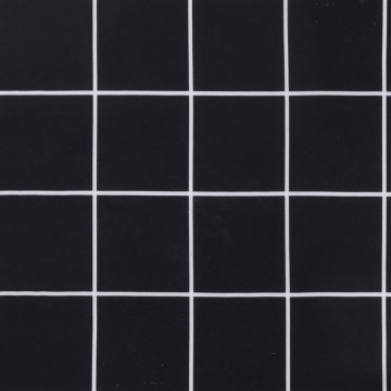 Perne de bancă, 2 buc., negru, 180x50x7 cm textil model carouri - Img 7