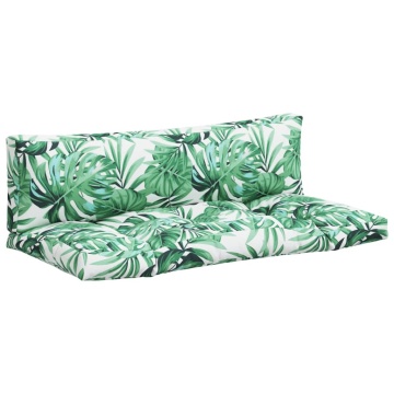 Perne de paleți, 2 buc., model cu frunze, textil - Img 2