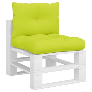 Perne de paleți, 2 buc, verde aprins, material textil - Img 3