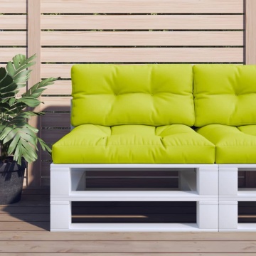 Perne de paleți, 2 buc, verde aprins, material textil - Img 1