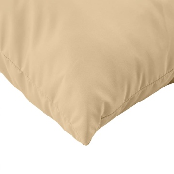 Perne de paleți, 3 buc., melanj bej, material textil - Img 6