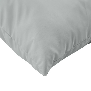 Perne de paleți, 3 buc., melanj gri deschis, material textil - Img 6