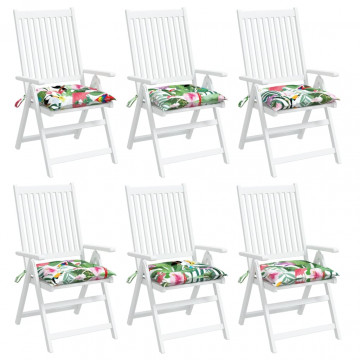 Perne de scaun, 6 buc., multicolor, 50x50x7 cm, textil oxford - Img 3