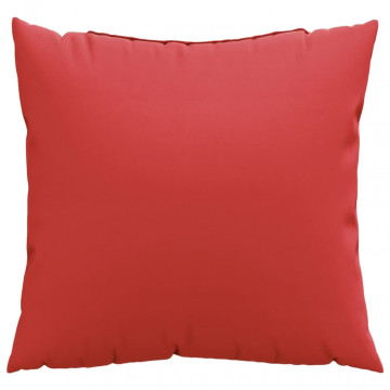 Perne decorative, 4 buc., roșu, 40 x 40 cm, material textil - Img 3