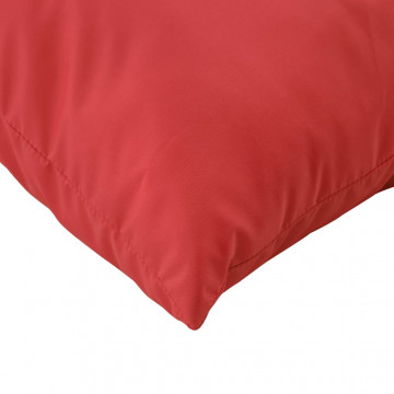 Perne decorative, 4 buc., roșu, 40 x 40 cm, material textil - Img 5