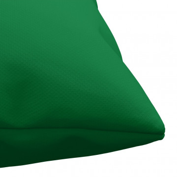 Perne decorative, 4 buc., verde, 60 x 60 cm, material textil - Img 5